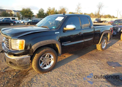2009 GMC Sierra 1500 Slt из США, поврежденный, VIN 1GTEK39J49Z142583